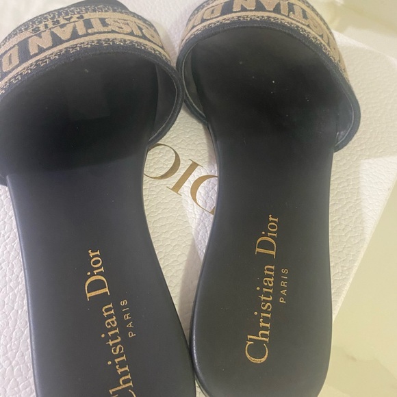 DIOR deep blue Dway slide sandal - Picture 7 of 8